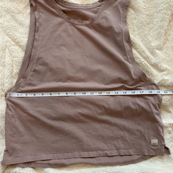 Vuori Women's Muscle Tee - Soft Pink - Picture 4 of 5